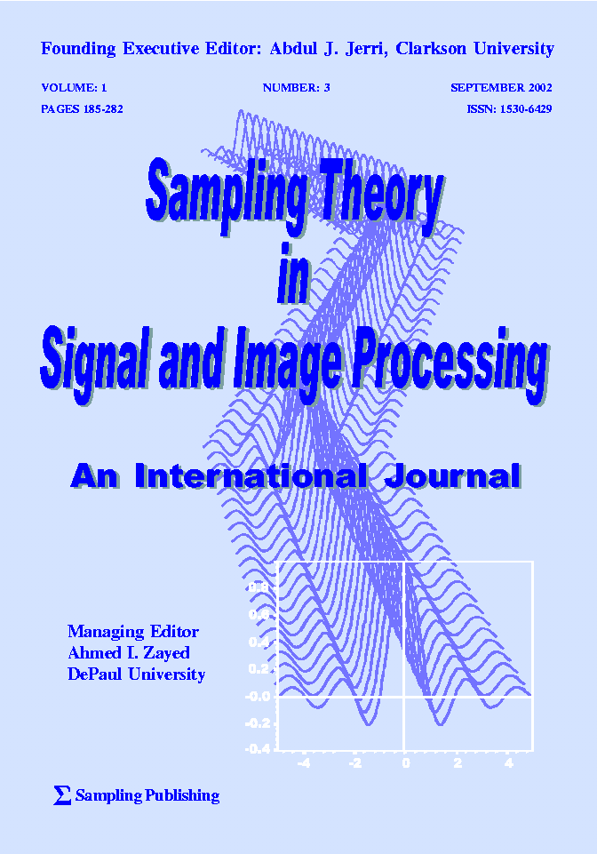 Sampling Theory in Signal and Image Processing- An International Journal