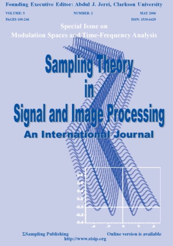 Sampling Theory in Signal and Image Processing- An International Journal