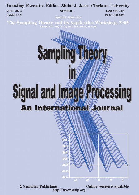 Sampling Theory in Signal and Image Processing- An International Journal